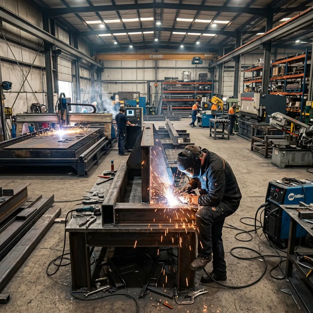 Pre-Engineered Steel Structures (PEB)